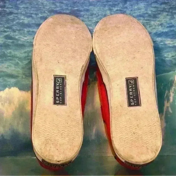 Red Sperry’s Topsider Boat Shoe - Picture 16 of 16